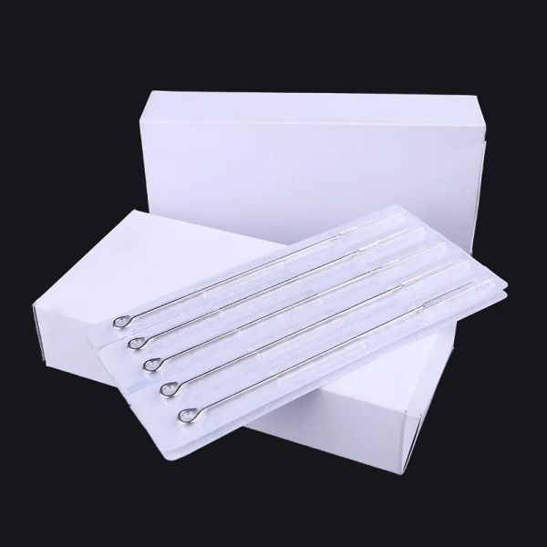 Tatoues d'aiguilles Aiguilles 50pcs professionnels tatoues stérilisées professionnelles 3rl doublure ronde utilisée pour le tatouage de tatouage de tatouage