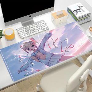 Needy Girl Overdosis Mouse Pad Gamer 900x400 Desk Mat XXL Large MousePad Compute Deskpad Art Gaming Mouse Mats Speed ​​Company Pads