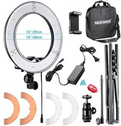 Neewer 14 pouces externes LED LED LUMINE SELIE RING LAMIN PHONNEUR LAMN avec un kit de support lumineux pour le maquillage YouTube pour le téléphone C1006771032