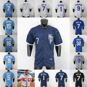 NEGRO LEAGUES Baseball Jersey for Women Youth, avec Bobby Witt Jr., George Brett, Bo Jackson, Patrick Mahomes, Zack Greinke, Aroldis Chapman, MJ Melendez,