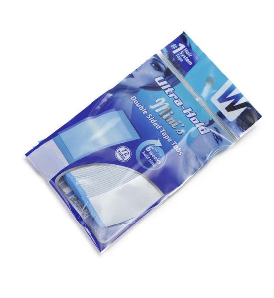 Neitsi 72 onglets bleu Ultra tenir bande cheveux bande adhésive Double face médical US Walker bande pour dentelle perruques toupies rapide 2367971