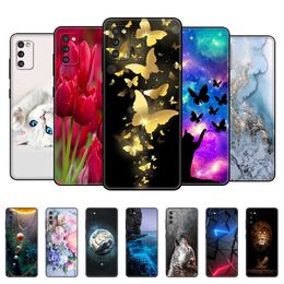 Pour Samsung Galaxy A41 étui 6.1 "couverture de téléphone arrière en silicone TPU souple GalaxyA41 A 41 A415 sac pare-chocs noir étui en Tpu