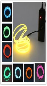 Luz de neón El cable de Led neón debajo del coche Luces de tubo suaves flexibles tira de LED señal AnimeBody WomanRooms Luz de cuerda RGB Luces7733586