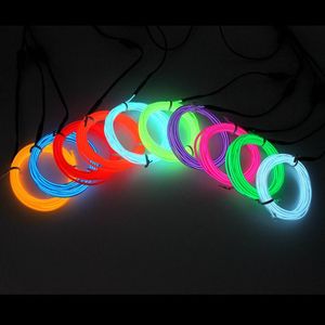 Enseigne au néon lumière danse fête décor lumières néons lampe à LED Flexible EL câble métallique Tube étanche