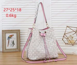 NEONOE Sacs seau Shopping Épaule Cross Body Sac à main Sac à main Bandoulière amovible et réglable Lettre Centrale zippée Poche plaquée Sacs à main M44020