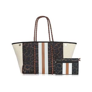 Sac de plage en néoprène pour femme - Grande capacité, fourre-tout décontracté pour activités de plein air, matériel de plongée, accessoire de plage spacieux