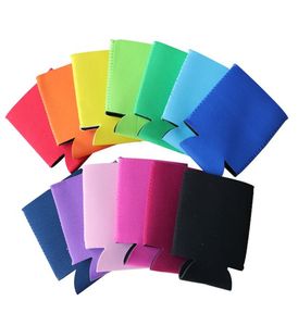 Neopreen bierblikjesmouwen Kleurrijk bedrukt Drankkoeler Opvouwbare bescherming Slim Can Sleeve Sodafles Koozies Cups Cover 6085059