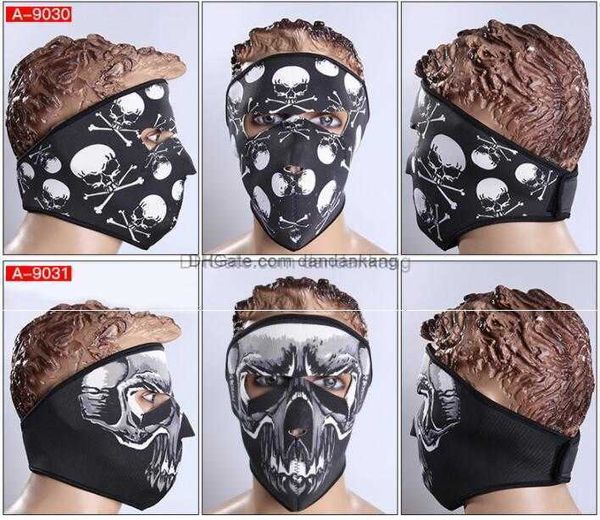 Máscara de ciclismo de neopreno esquí al aire libre Tactical CS máscaras faciales completas 35 diseños diablos payaso joker máscara hallowwen disfraces de navidad máscara
