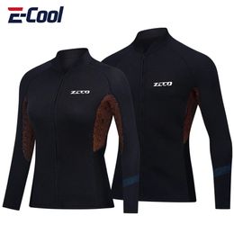 Veste de plongée en néoprène, combinaison de 15MM pour hommes et femmes, pantalon de surf fendu pour plongée en apnée, maillot de bain de natation, 240321