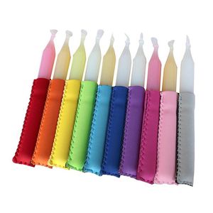 Néoprène glace Popsicle Sleeve Blanc Popsicle Holder Antigel Couvertures réutilisables Isolation Summer Ice Pop Covers pour Sublimation DIY Custom