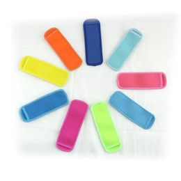 Neopreen Popsicle Houders Pop Ice Mouwen Vriezer Pop Houders 18 * 6cm voor Kinderen Zomer Keuken Gereedschap 10 Kleur