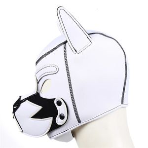 Neopreen puppy spelen gay hood full head bondage bdsm hood erotic honden slaaf sex masker volwassen cosplay games fetisj speelgoed voor mannen gay 240506