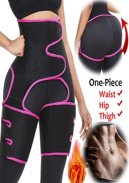 Néoprène mince cuisse tondeuse jambe Shapers minceur ceinture taille formateur sueur Shapewear gros brûlant compresse ceinture CX2007278514875