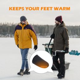 Calentadores de dedo del dedo del dedo del pie de neopreno: cubre el dedo del pie de la punta de los pies, los calcetines de punta del pie térmico para el invierno