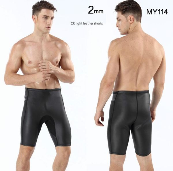 Combinaison néoprène hommes Triathlon combinaison de plongée 2mm hommes vêtements en caoutchouc professionnel étanche surf Shorts Pants9279439