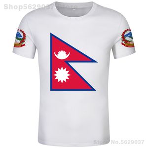 NEPAL camiseta gratis nombre personalizado número npl camiseta bandera de la nación np república nepalesa nepalí universidad impresión po ropa 220609