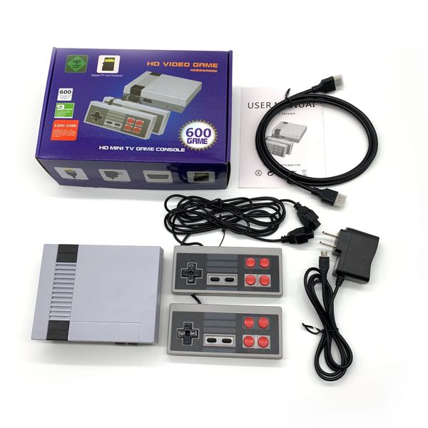 Consola de juegos con tarjeta TF de alta definición NES600 Consola de juegos HDMI TV Puede guardar el progreso y descargar