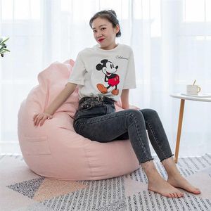 Nesloth Lazy BeanBag Funda para sofá Silla sin Relleno Terciopelo Tumbona Asiento Puf Puff Sofá Tatami Sala de Estar 70x80cm Nuevo T303z