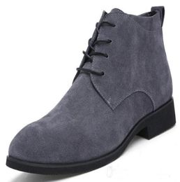 ness chukka bottines chaussures high décontractées en cuir extérieur pour hommes chaussures hiver