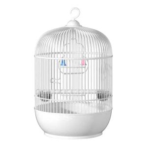 Nids Cage à oiseaux ronde Portable perruche main courante petite Cage à oiseaux Cage de transport de voyage pour oiseaux fournitures pour oiseaux portables durables produits