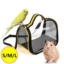 Nids léger porte-oiseaux cage à perroquets pour petit animal de compagnie voyage hamster rat cochon d'Inde lapin écureuil hérisson sac à dos portable
