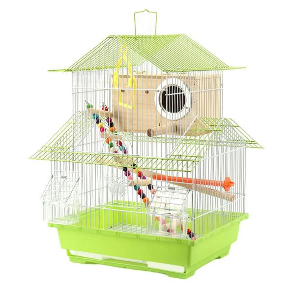 Nidos, jaula para pájaros, loros, periquitos, casita para pájaros de Metal, jaula de cría elevada, nido para pájaros, suministros para palomas, vendido en fábrica