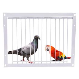 Nids Pigeon porte barres métalliques cadre entrée unique portes de piégeage cage nids oiseaux attraper barre amovible nids porte d'entrée Curtai 1Pc