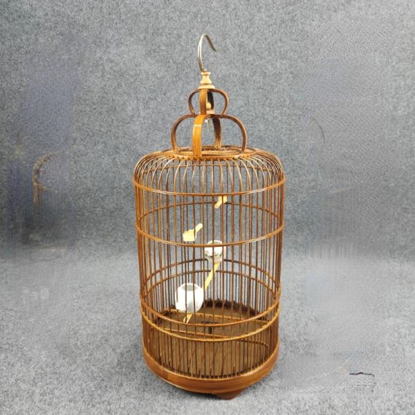 Nids en bois luxe perroquet Cages à oiseaux perruche petit extérieur transporteur Cages à oiseaux canari Voladera Para Pajaros Jaulas produits pour animaux de compagnie WZ50BC