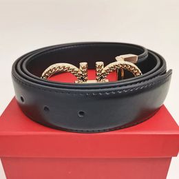 2023 con caja para hombre cinturón de diseñador para hombres de lujo ferragamoly moda negocios cinturones para mujer ceinture negro hebilla de metal cintura cintura regalo de Navidad