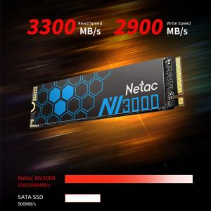 NETAC M.2 SSD 500 Go 1TB SSD NVME DRIDE DRIDE 250GB M2 PCIE3.0 Disque solide interne avec dissipateur de chaleur en graphène pour ordinateur portable de bureau