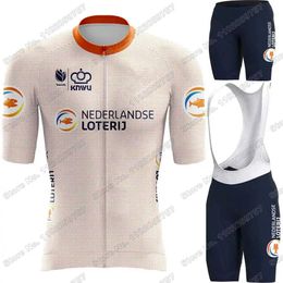Conjunto de Jersey de ciclismo de los Países Bajos, ropa del equipo nacional holandés, camisetas de verano para bicicleta de carretera, traje con pechera, ropa deportiva MTB 240113