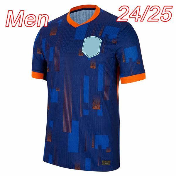 Países Bajos Mens Jerseys Kits Football Kits 2024 Nederland Men Football Jersey 24 25 Boys Football Shirt Kit Virgil Memphis de Ligt Camisas Voetbalshirt 6619