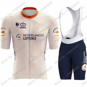 Nederlands Nationaal Team Fietsshirt Set Nederlands Wereldkampioen Kleding Heren MTB Racefiets Shirts Pak Bib Shorts 240113