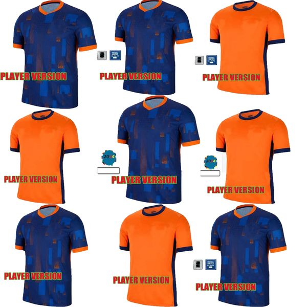 Versión del jugador holandés MEMPHIS 24/25 Copa de Europa Holland Club camiseta de fútbol JONG VIRGIL DUMFRIES BERGVIJN KLAASSEN BLIND DE LIGT Camiseta de fútbol para hombres