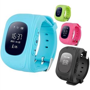 Q50 Smart Watches Kinderen GPS Finder Locatie SOS Call Electronic Baby Kids