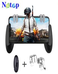 Netop PubG Mobile Game Controller GamePad Trigger AIM Bouton L1R1 L2 R2 Shooter Joystick pour iPhone Android Phone Game Pad Accesor7764409