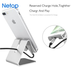 Netop hele mobiele telefoon Mounts desktop telefoonhouder laadlijn voor padhouder draagbare Stander leuk cadeau voor vriend DHL8696814