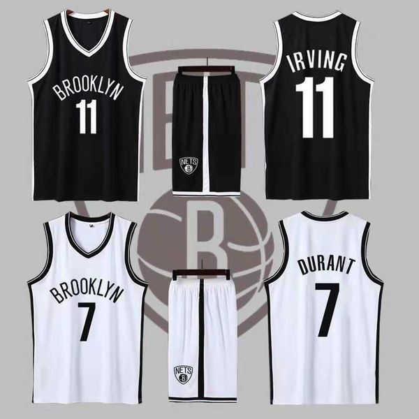 Nets 11 Irving 7 Maillot Durant 13 Débardeur Harden pour hommes et femmes de basket-ball