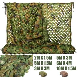 NETS 3X5M 4X6M CAMOUFLAGE MILITAIRE CAMOUFLAGE Net Piscine de plage Place GARDE DU SORN SUM