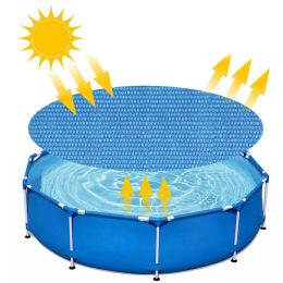 Nets au-dessus de la piscine du sol Cover solaire Round chaleur isolant couverture de la piscine isolante couverture thermique avec bulles d'air en forme d'air en forme