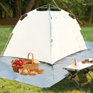 Netten Aanpasbare Outdoor Vochtwerende Grondmat RV Reizen Regendicht Tarp Cover Zonnescherm Camping Picknick Tent Waterdichte Mat