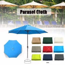 Filets de remplacement pour parasol de jardin, tissu de patio, imperméable, auvent hexagonal de plage, protection UV pour jardin extérieur, remplacement de parasol