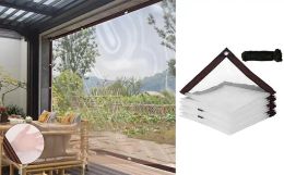 Filets PVC imperméable à l'eau robuste bâche fournitures de couverture de serre jardin extérieur chenils imperméables granges porches de jardin auvent de bâche