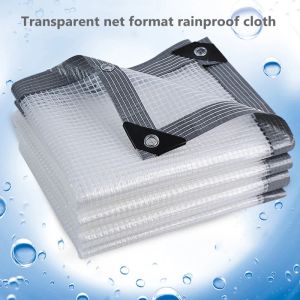 Épaisseur des filets: 0,3 mm Tissu imperméable à la pluie Film PE Balcon Bâche de jardin Serre Plante succulente Garder au chaud Grille Tissu imperméable à la pluie