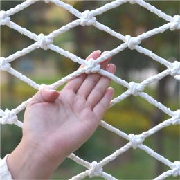 Neting Niños Seguridad construyendo contra la caída del balcón de la red escalera de la ventana de la cubierta de la cubierta segura protección blanca de nylon gato perrito