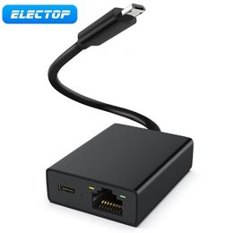 Adaptadores de red ELECTOP Tarjeta USB Adaptador Ethernet Micro a 100M Para 4K Fire TV Stick Switch Router 230515