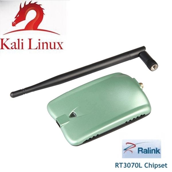 Adaptateurs réseau Ralink 3070L Chipset 2000mW Carte sans fil haute puissance Adaptateur USB 150Mbps avec antenne 5db ALFA AWUS036NH 221105