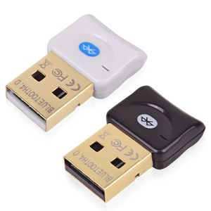 Adaptateurs réseau Adaptateur Bluetooth sans fil V 4.0 double mode USB Dongle Mini adaptateur récepteur d'ordinateur émetteur 50 pièces/lot Drop Del Otf6H