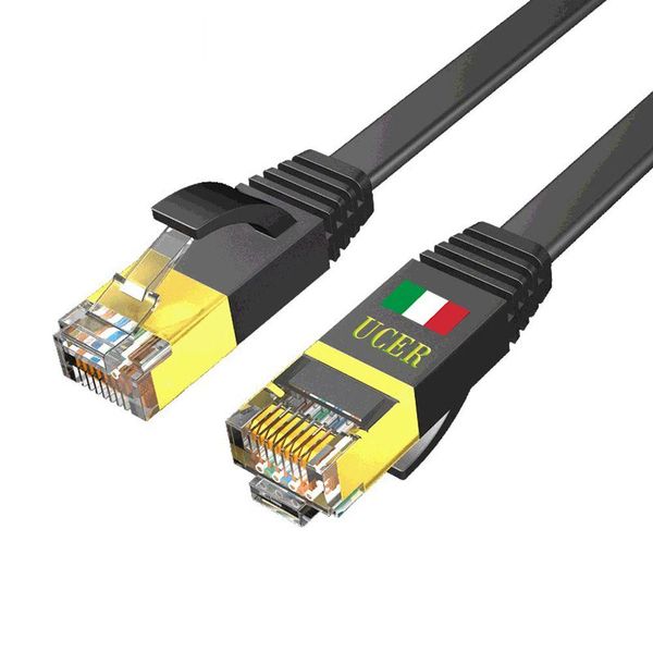 Conectores de cable de red UCER Ethernet LAN SFTP RED RJ45 para el enrutador módem PC Drop entrega Computadores de redes de red OTYS6