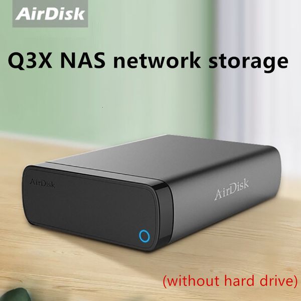 Conmutadores de red Airdisk Q3X Disco duro de red móvil USB3.0 NAS Red familiar Almacenamiento en la nube 3.5 